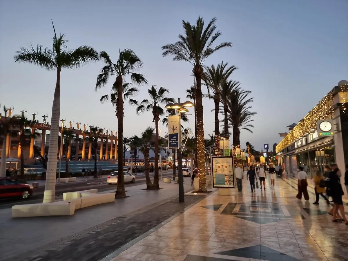 Apartment Playa Las Vistas 2 With Breathtaking Sea View, Only 100 M To The Sea, Heated Pool, Aircondition For A Fee, Wifi Playa de las Americas  Playa de las Americas (Tenerife)